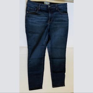 Everlane The Curvy High-Rise Skinny Dark Blue Wash